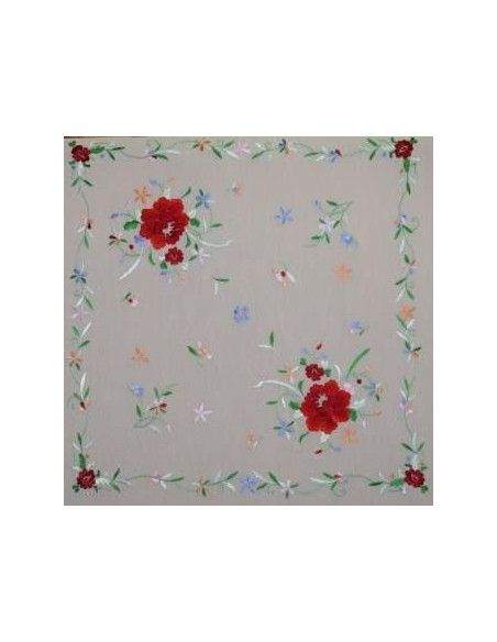 Manton mano seda especial niñas 80cm