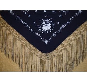 Manton mano seda especial niñas 80cm 2