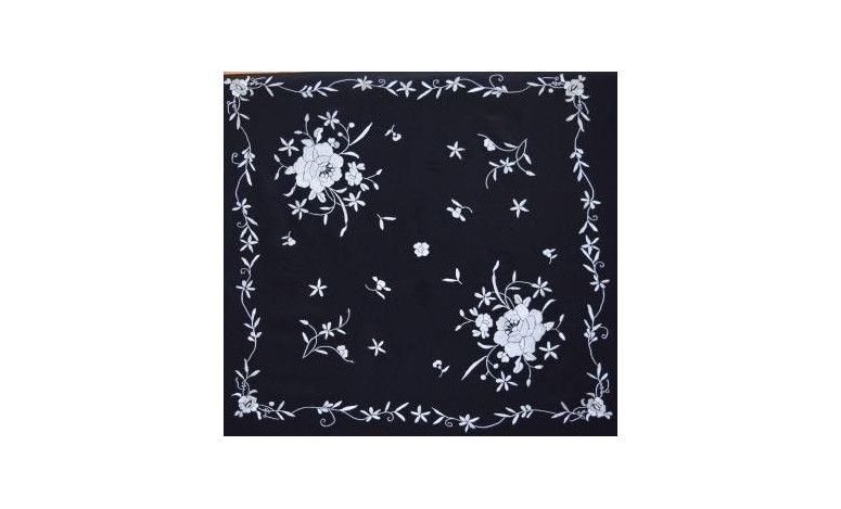 Manton mano seda especial niñas 80cm