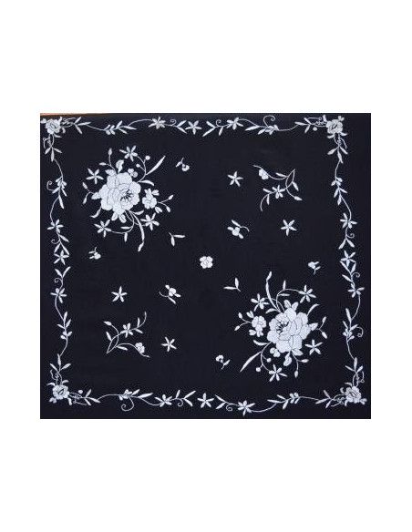Manton mano seda especial niñas 80cm