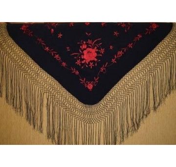 Manton mano seda especial niñas 80cm 2