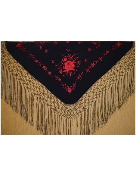 Manton mano seda especial niñas 80cm