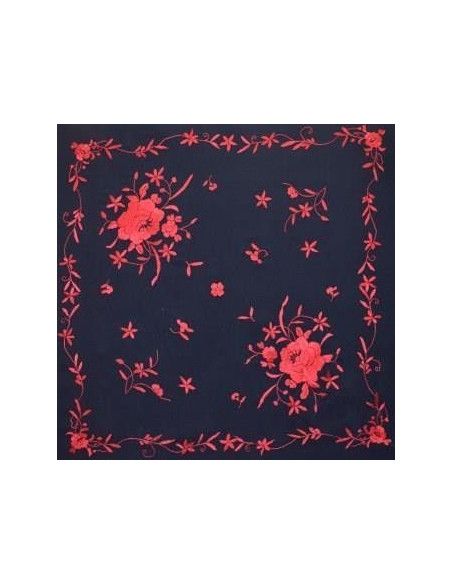 Manton mano seda especial niñas 80cm