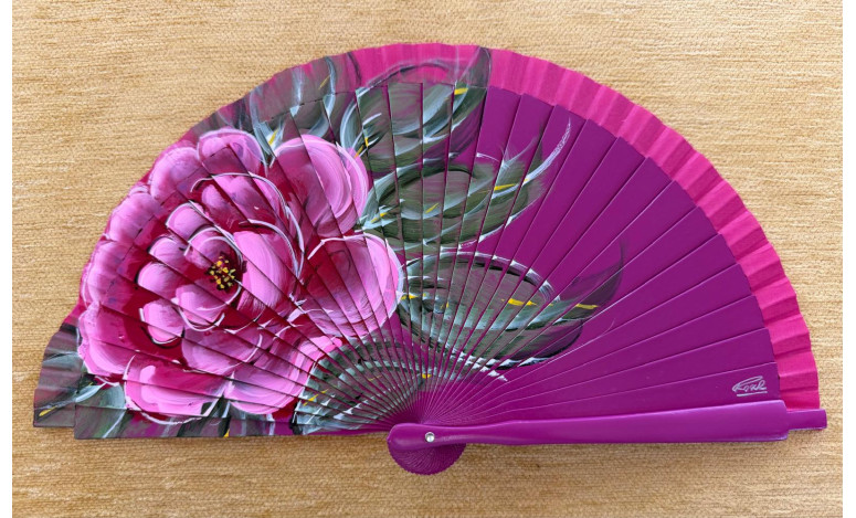 Abanico bolso rosa