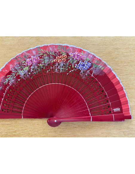 Abanico bolso flores