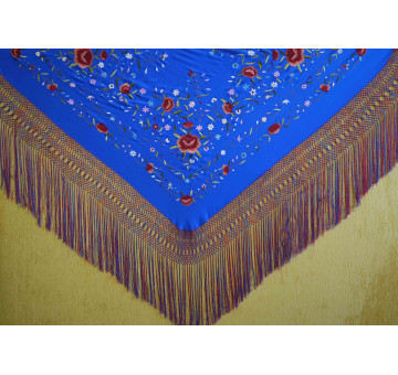 Mantón mano seda 140cm