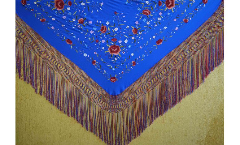 Mantón mano seda 140cm