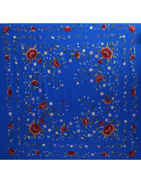 Mantón mano seda 140cm