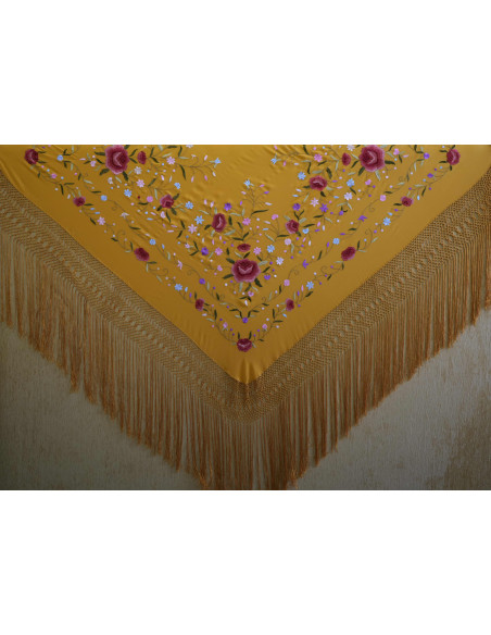 Mantón mano seda 140cm