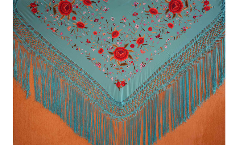 Mantón mano seda 140CM