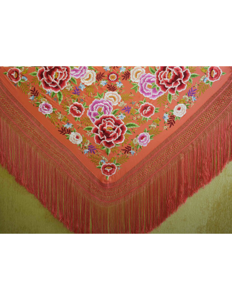 Mantón mano seda 140cm