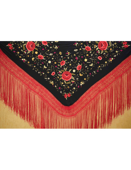 Mantón mano seda 140cm