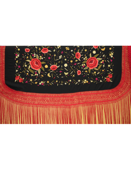 Mantón mano seda 140cm