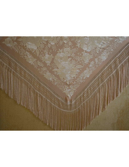 Mantón mano seda 140cm