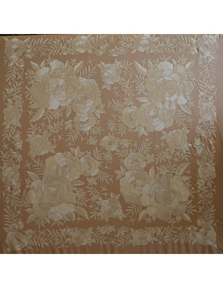 Mantón mano seda 140cm