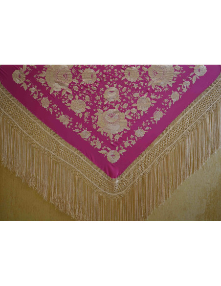 Mantón mano seda 140cm