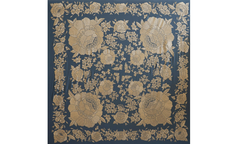 Mantón mano seda 140cm