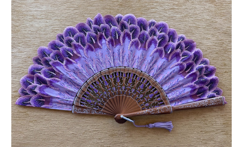 Abanico plumas