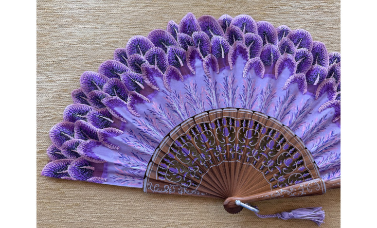 Abanico plumas