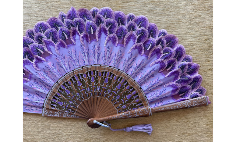 Abanico plumas