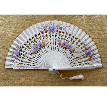 Abanico bolso flores 2