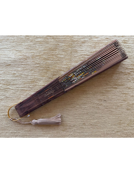 Abanico palosanto flores
