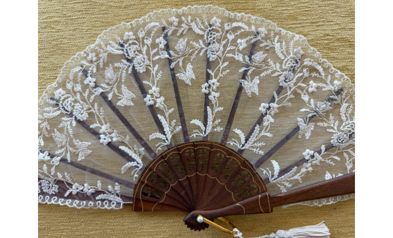Abanico encaje bolso