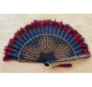 Abanico plumas