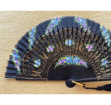 Abanico bolso flores 2