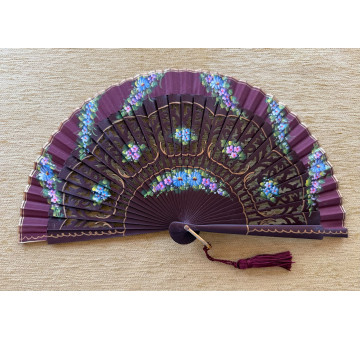 Abanico bolso flores 2
