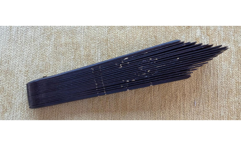 Abanico palo violeta nácar