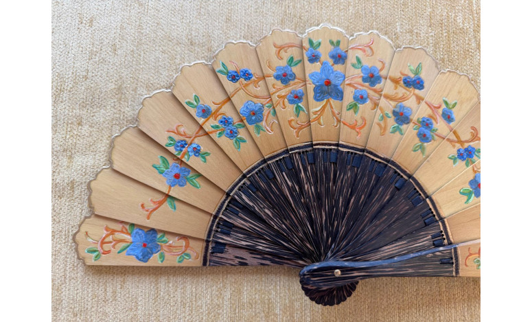Abanico baraja flores
