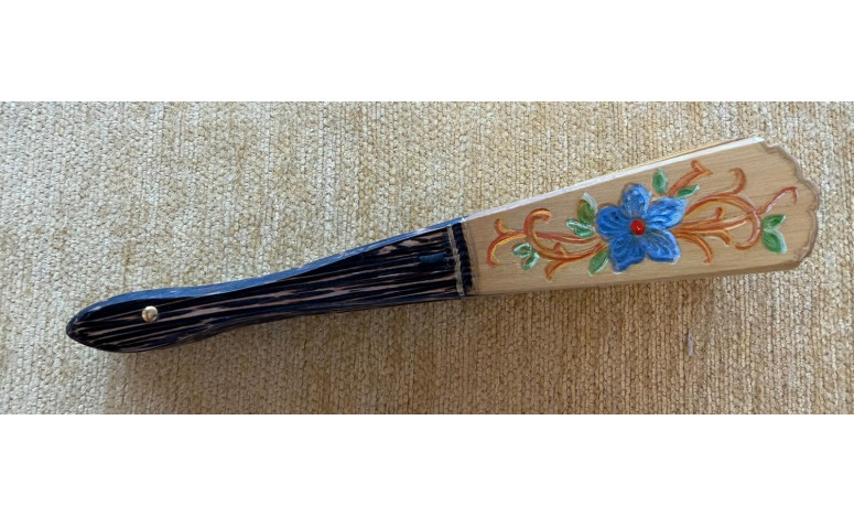 Abanico baraja flores