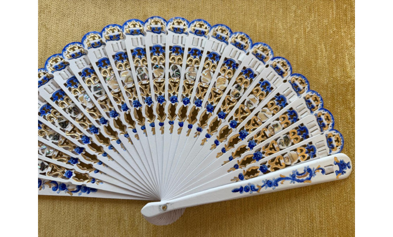 Abanico peral nácar