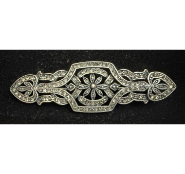 Broche mantilla plata 2