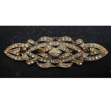 Broche plata mantilla 2