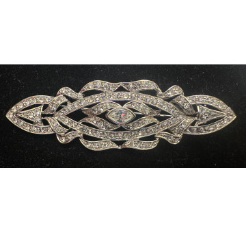 Broche plata mantilla 2