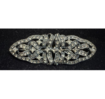 Broche mantilla plata 2