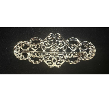 Broche mantilla rodio 2