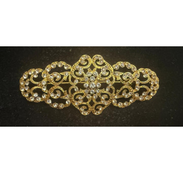 Broche mantilla rodio 2