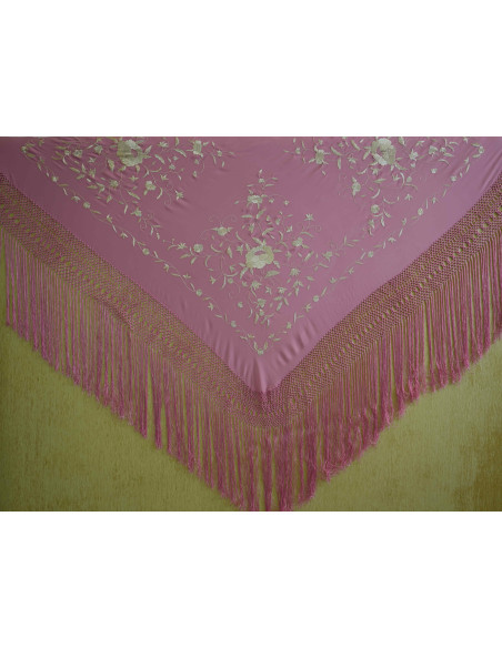 Mantón mano seda 140cm