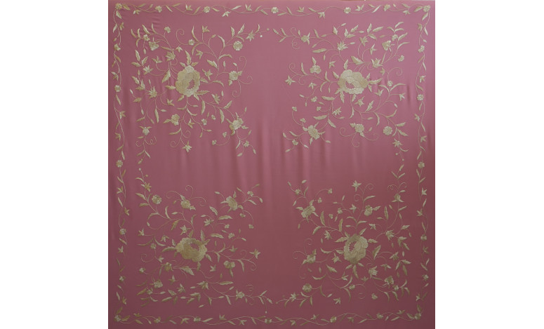 Mantón mano seda 140cm