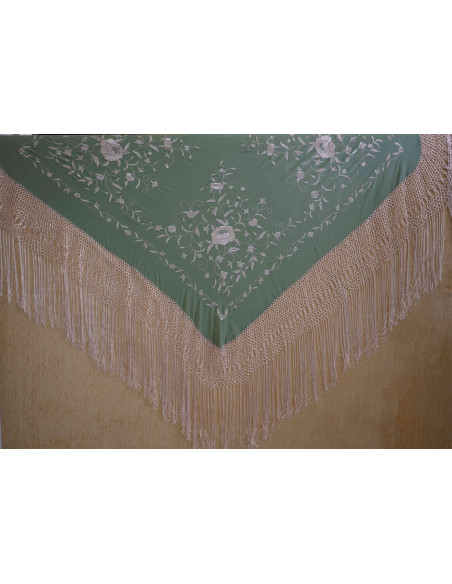 Mantón mano seda 140cm