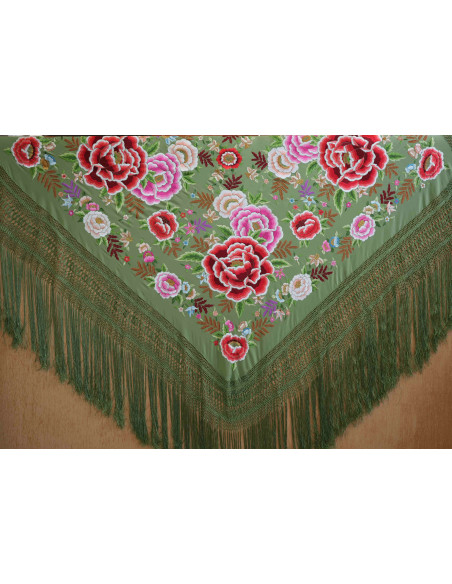 Mantón mano seda 140cm