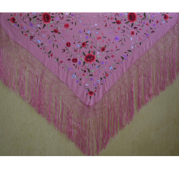 Mantón mano seda 115cm