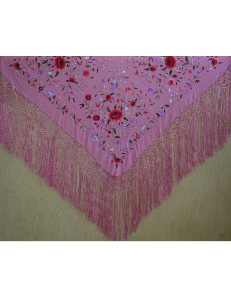 Mantón mano seda 115cm