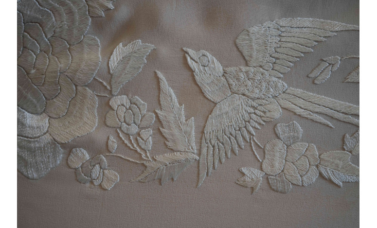 Mantón mano seda 130cm