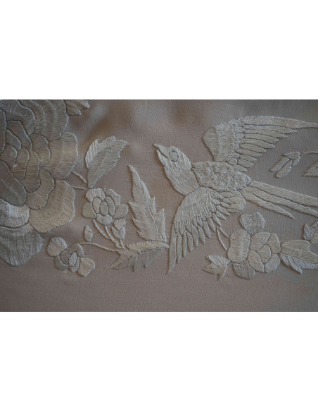 Mantón mano seda 130cm
