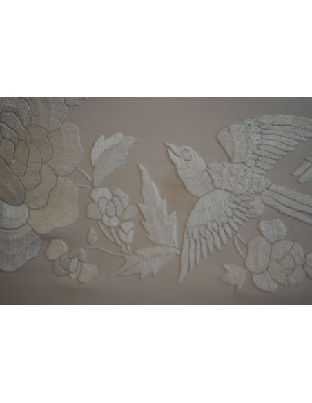 Mantón mano seda 130cm