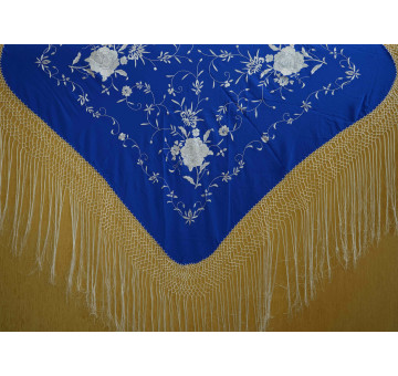 Mantón mano seda 110cm